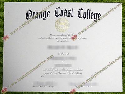 Read more about the article Facts about making fake Orange Coast College diploma