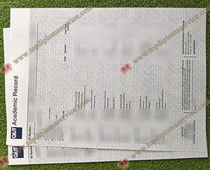 Steps to make a Queensland University of Technology transcript