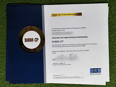 SHRM-CP certificate, SHRM certificate,