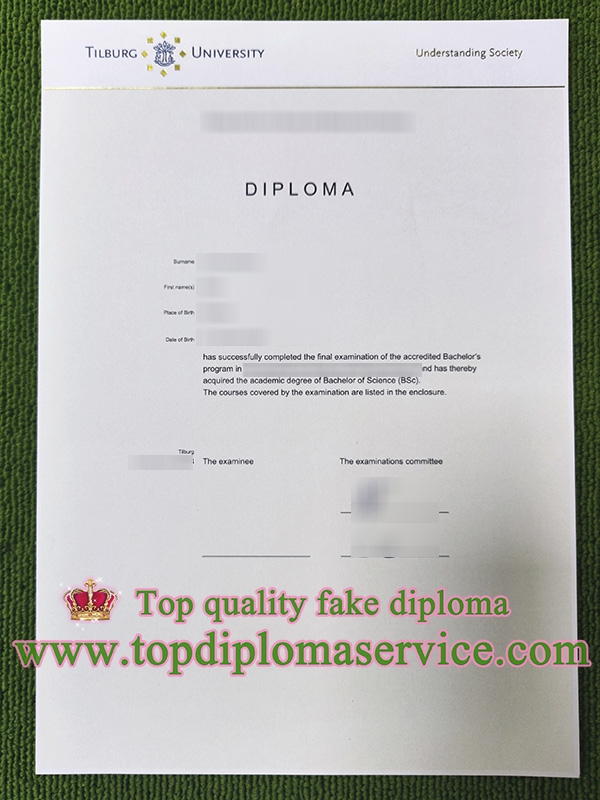 Tilburg University diploma, Tilburg University degree,