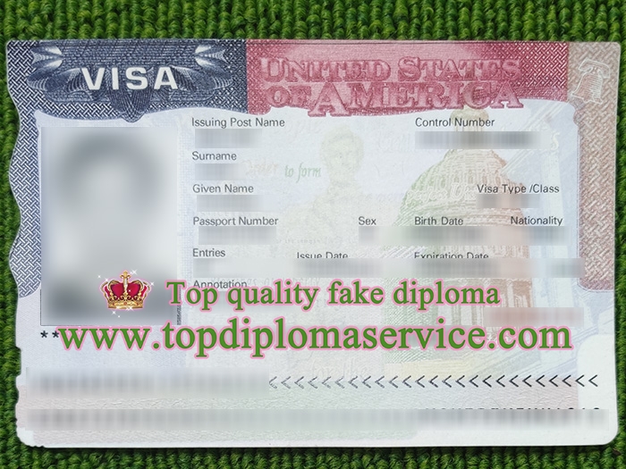 United States visa sticker, US worker visa,