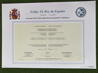 Universitat Internacional de Catalunya degree, UIC Barcelona diploma,