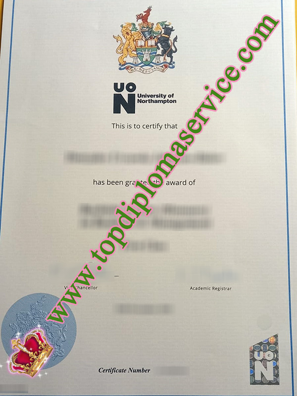 University of Northampton degree 2023, University of Northampton certificate,