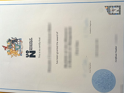 University of Northampton degree 2023, University of Northampton certificate,