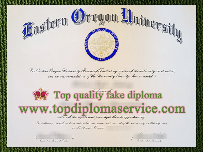 Eastern Oregon University diploma, Eastern Oregon University degree,