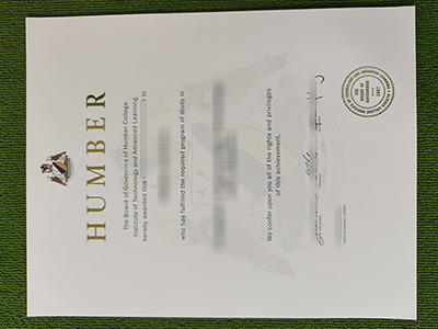 Humber College certificate, Humber College diploma,