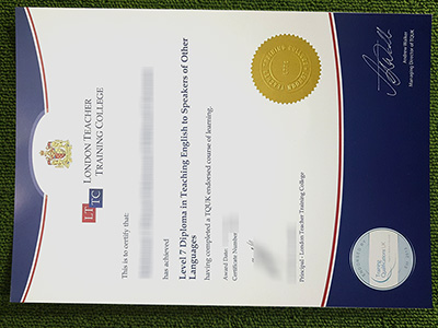London Teacher Training College certificate, fake TESOL diploma,