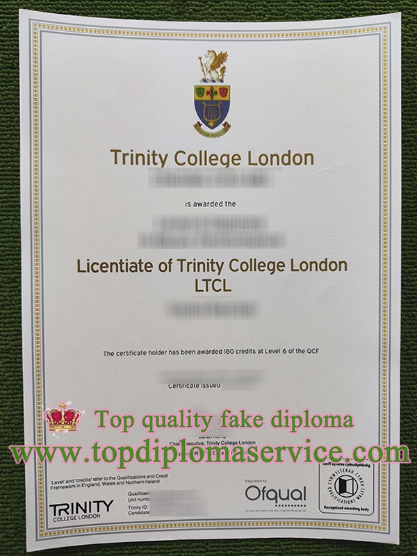 Trinity College London certificate, Trinity College London licentiate,