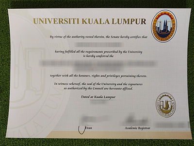Read more about the article Cost to make a fake Universiti Kuala Lumpur degree in Malaysia