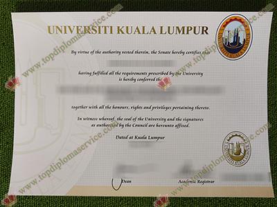 Read more about the article Cost to make a fake Universiti Kuala Lumpur degree in Malaysia