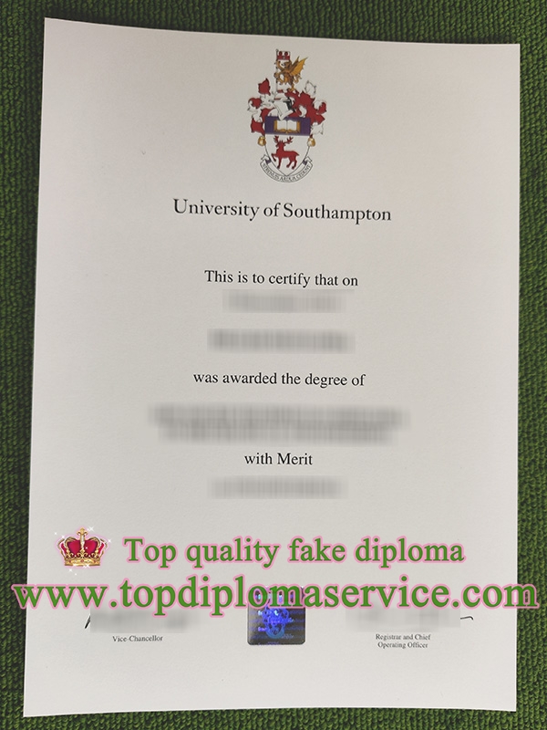 University of Southampton degree 2023, University of Southampton diploma,