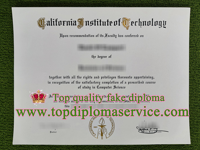 California Institute of Technology diploma, California Institute of Technology degree,