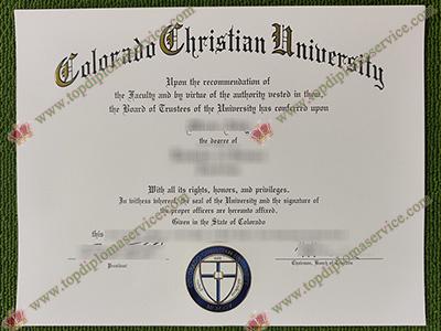 Colorado Christian University diploma, Colorado Christian University degree,