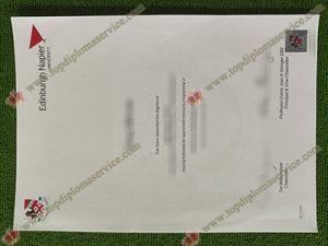 Edinburgh Napier University degree, Edinburgh Napier University certificate,