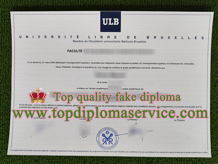 Université libre de Bruxelles diploma, ULB diplome, Université libre de Bruxelles diploma, ULB diplome,