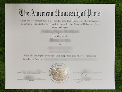 American University of Paris diploma, American University of Paris degree,