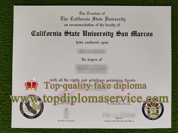 California State University San Marcos diploma, Cal State San Marcos diploma,