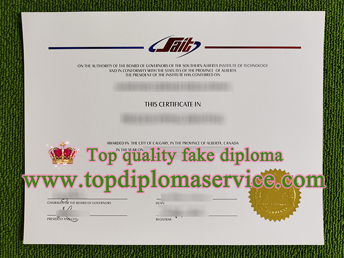 Southern Alberta Institute of Technology diploma, fake SAIT certificate,