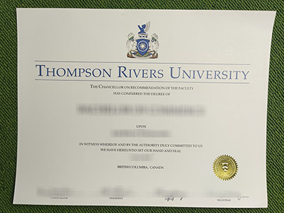 Thompson Rivers University diploma, Thompson Rivers University degree,