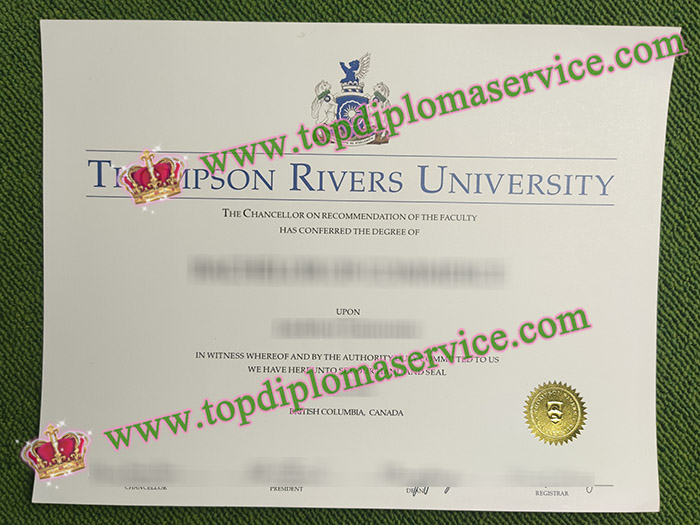 Thompson Rivers University diploma, Thompson Rivers University degree,