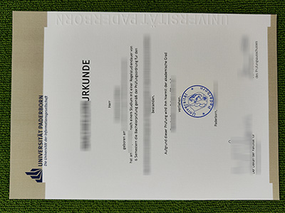 Paderborn University degree, Universität Paderborn diploma,