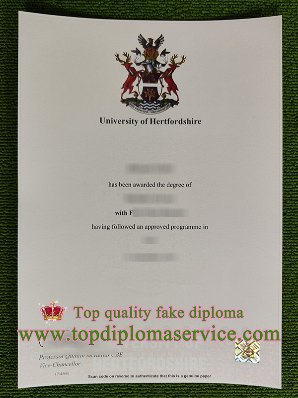 University Of Hertfordshire degree, University Of Hertfordshire certificate,