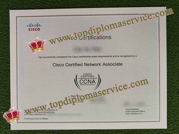 CCNA certificate, Cisco Certified Network Associate certificate,