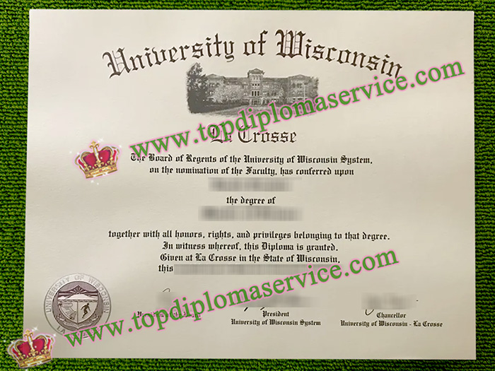 University of Wisconsin La Crosse degree, UW La Crosse diploma,