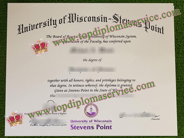 University of Wisconsin–Stevens Point certificate, UW–Stevens Point diploma,