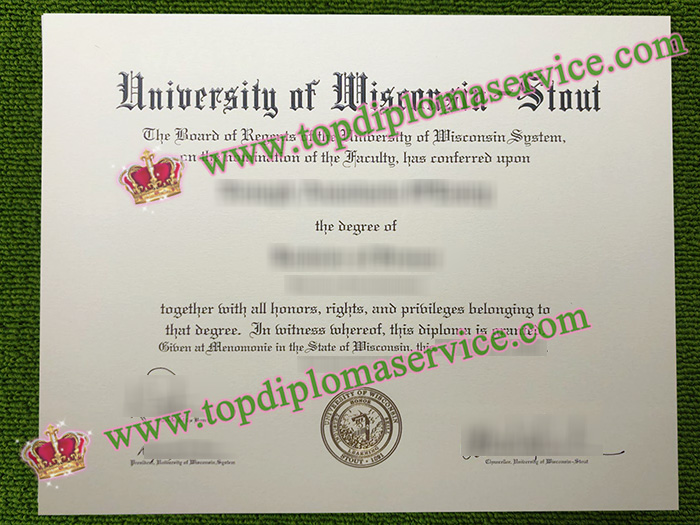 UW-Stout diploma, University of Wisconsin Stout degree,