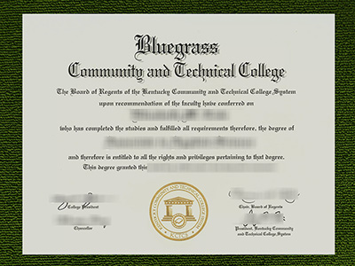 Bluegrass Community and Technical College diploma, Bluegrass Community and Technical College certificate,