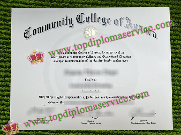 Community College of Aurora diploma, Community College of Aurora degree,
