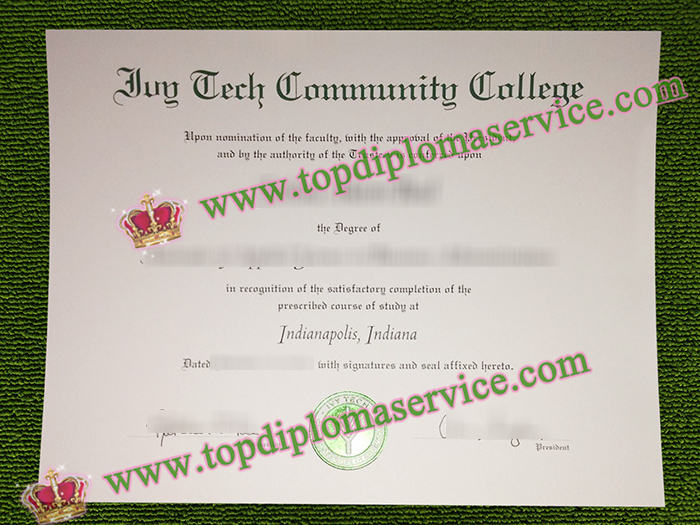 Ivy Tech Community College diploma, Ivy Tech Community College certificate,
