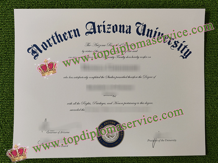 Northern Arizona University diploma, Northern Arizona University certificate,