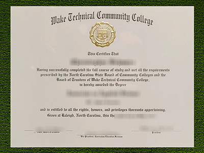 Wake Technical Community College diploma, Wake Technical Community College certificate,