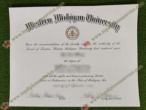 Western Michigan University diploma, Western Michigan University degree,