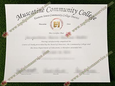 Muscatine Community College diploma, Muscatine Community College degree,