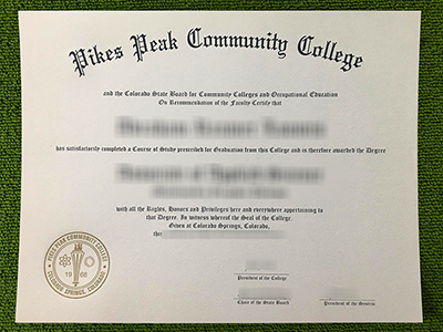 Pikes Peak Community College diploma, Pikes Peak Community College certificate,