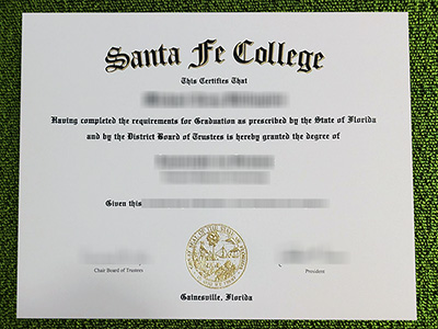 Santa Fe College diploma, Santa Fe College degree,