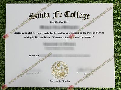 Santa Fe College diploma, Santa Fe College degree,