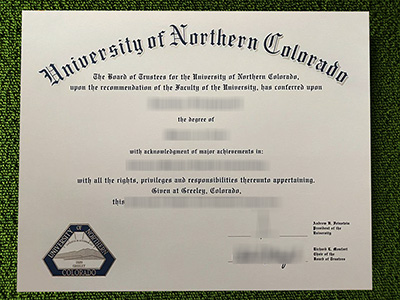 University of Northern Colorado diploma, University of Northern Colorado degree,
