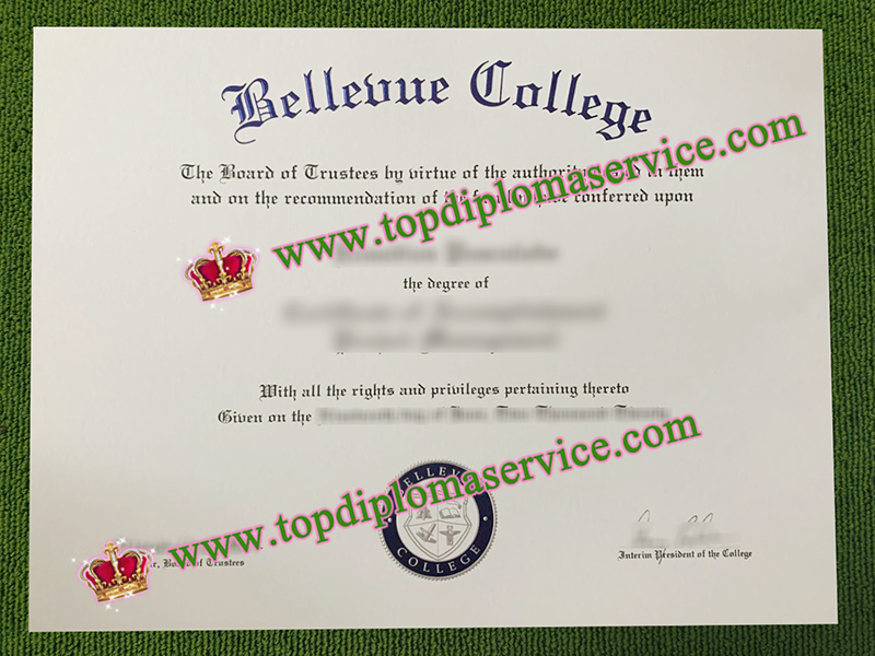 Bellevue College diploma, Bellevue College degree,