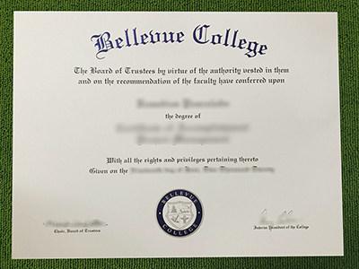 Bellevue College diploma, Bellevue College degree,