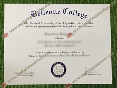 Bellevue College diploma, Bellevue College degree,