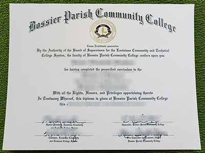 Bossier Parish Community College diploma, Bossier Parish Community College certificate,