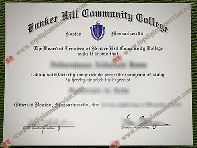 Bunker Hill Community College diploma, Bunker Hill Community College certificate,