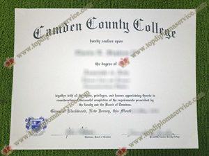 Camden County College diploma, Camden County College degree,