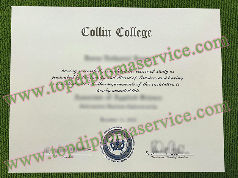 Collin College diploma, Collin College associate degree,