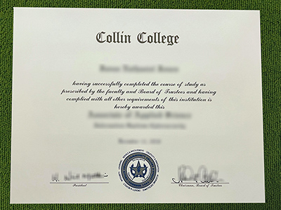 Collin College diploma, Collin College associate degree,