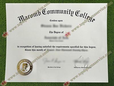 Macomb Community College diploma, Macomb Community College associate degree,